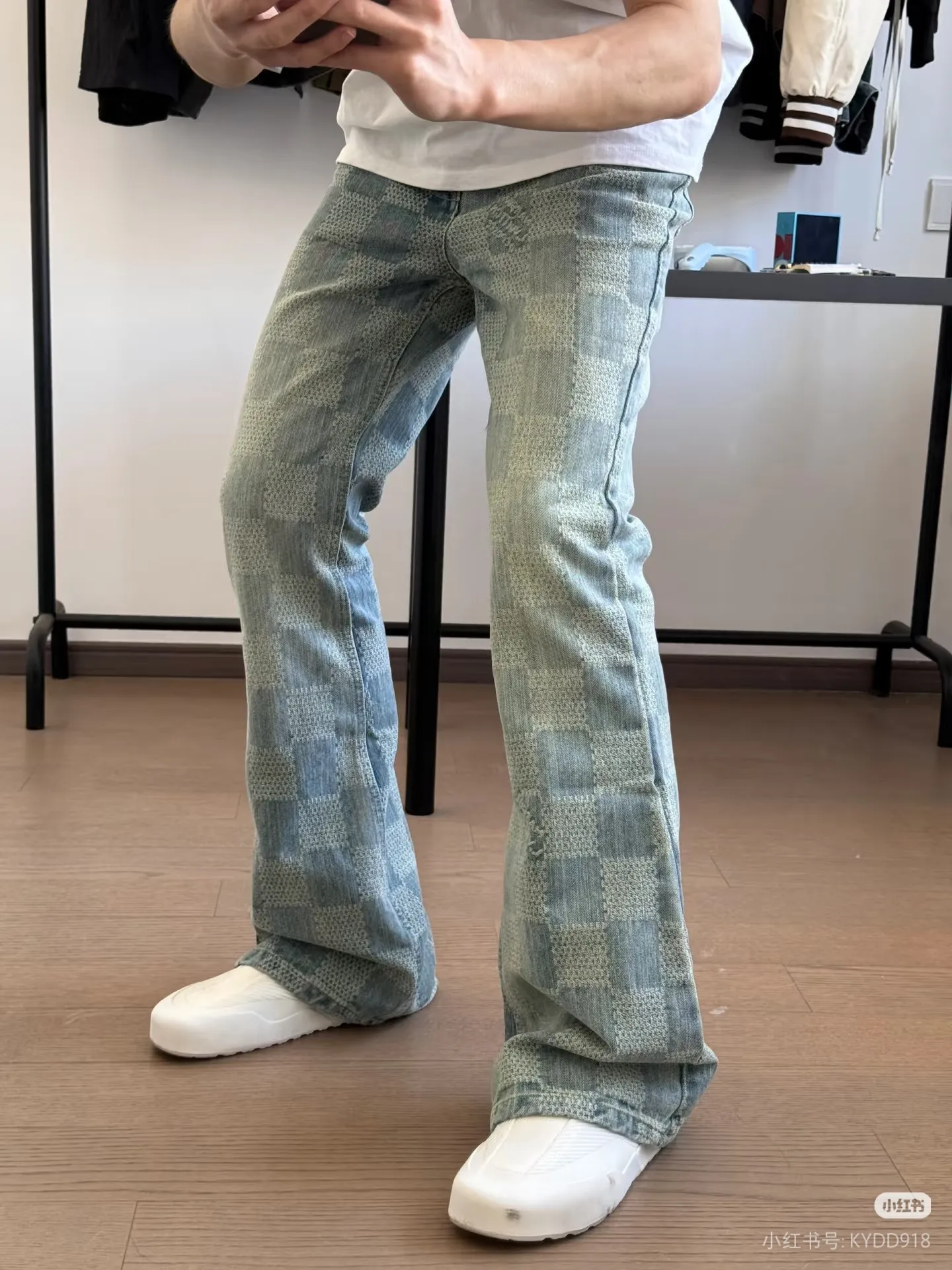Louis Vuitton/Louis Vuitton checkerboard jeans